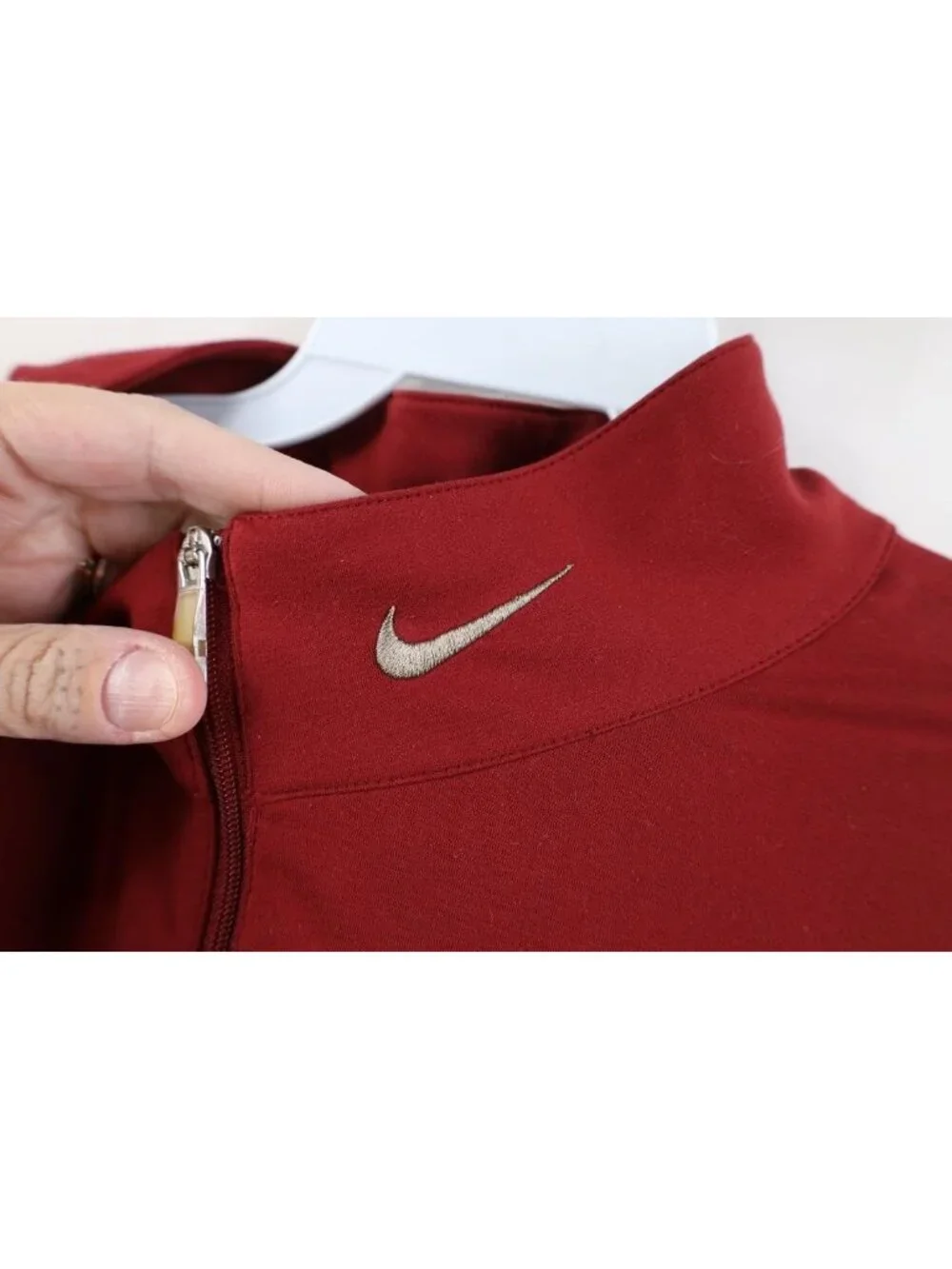 Vtg Nike Golf Mens Large Travis Scott Mini Swoosh 1/4 Zip Pullover Jacket Top